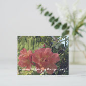 Verjaardagswensen Rozen Briefkaart (Staand voorkant)