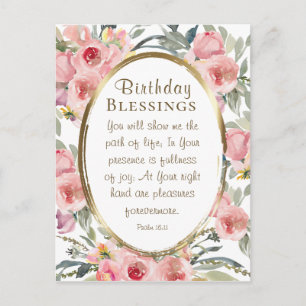 Verjaardagszegeningen Inspirerend Elegant Bloemmot Briefkaart