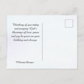 Verjaardagszegeningen Numeri 6:24-26 De zegen van Briefkaart (Achterkant)