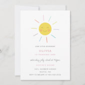 verjaardagszonneschijn van het Kind Rainbow Rays Kaart (Voorkant)