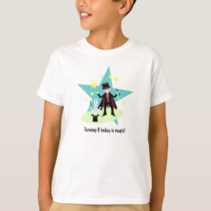 Verjaarjongen van de magiër t-shirt