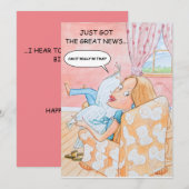 Verjaarkaart voor de 30-jarige. bedankkaart (Voorkant / Achterkant)