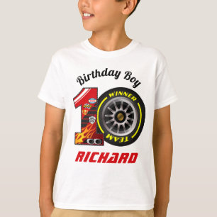 Verjaarwagens 10, Racing Birthday Tiende T-shirt