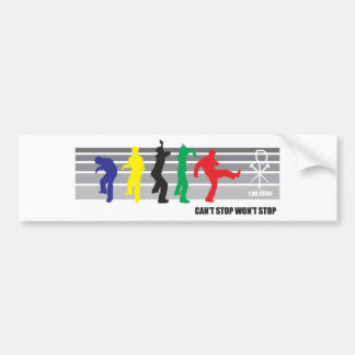 verkantelstop zal stoppen bumpersticker