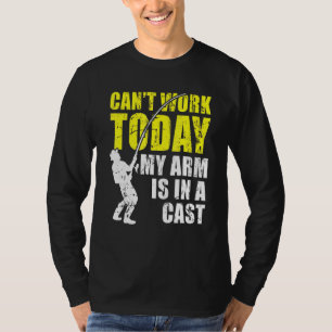 Verkantwerk vandaag mijn arm is Gevist T-shirt