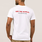 VERKEER MEER / Couchsurfmogelijkheden T-shirt (Achterkant)
