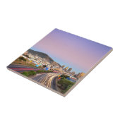 Verkeer op snelweg naar Kaapstad, Westerne Kaapsta Tegeltje (Zijkant)