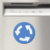 Verkeer Roundabout Signage Magnet Magneet (Insitu (Vaatwasser))