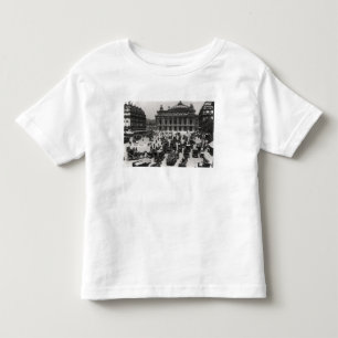 Verkeer voor het Opera House van Parijs Kinder Shirts