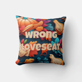 Verkeerde bank decoratieve Herfst Kussen