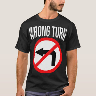 Verkeerde bocht t-shirt