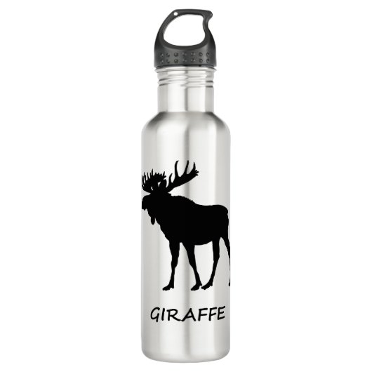 Verkeerde Moose Giraffe Waterfles (Voorkant)