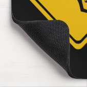 verkeersbord van kangoeroe muismat (Hoek)