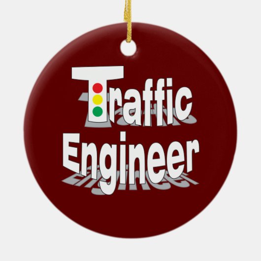 Verkeersengineeringlampjes Keramisch Ornament (Achterkant)