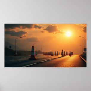 Verkeerskegels Poster
