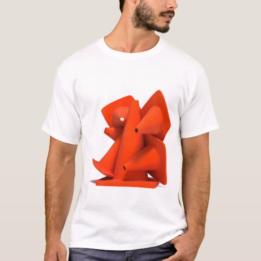 verkeerskegels t-shirt (Voorkant)