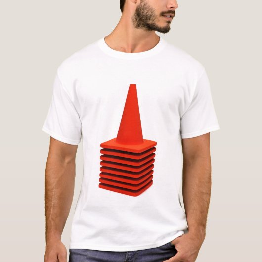verkeerskegels t-shirt (Voorkant)
