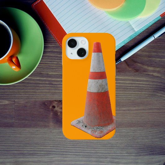 Verkeerskone, pylon, bouwkast Case-Mate iPhone case