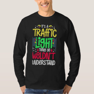 Verkeerslicht Bord Groen Geel Rood Stop Stoplicht T-shirt