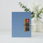 Verkeerslicht Briefkaart (Staand voorkant)