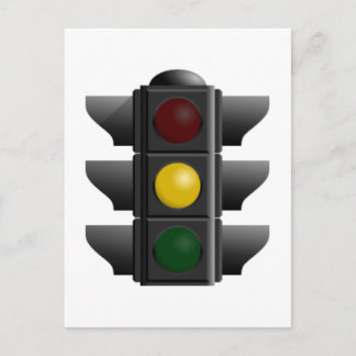 Verkeerslicht Briefkaart