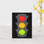 Verkeerslicht Halloween kostuum Stop Go Rood Geel Kaart (Gele Bloem)