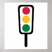 Verkeerslicht Poster (Voorkant)