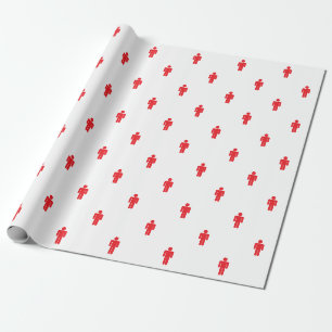 Verkeerslichten Man-opvulpapier Cadeaupapier