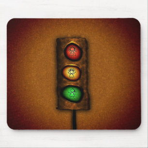 Verkeerslichten Muismat