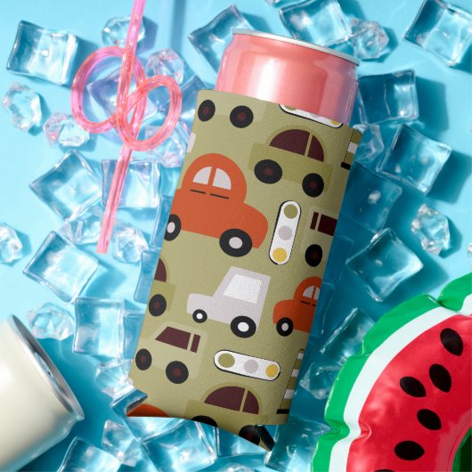 Verkeerslichten Sinaasappel auto's patroon (Insitu Zomer)