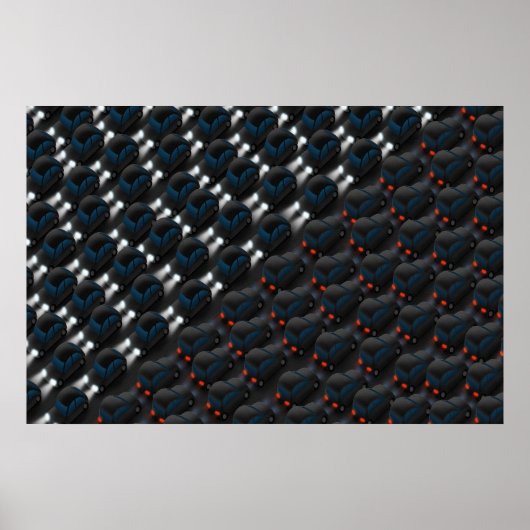 Verkeerspam Poster (Voorkant)