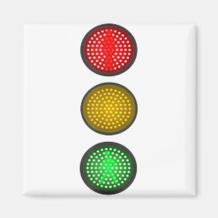 Verkeerssignaal Licht Halloween Group Costume Idee Magneet