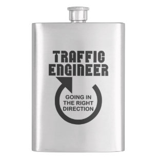 Verkeerstechnicus in de juiste richting flacon