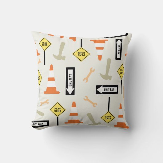 Verkeerstekens Startdecor Kussen (Voorkant)