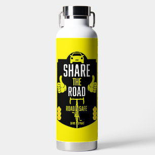 verkeersveiligheid op de fiets waterfles