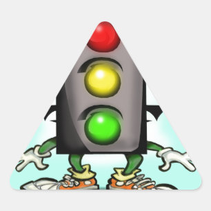 Verkeersventiel Driehoek Sticker