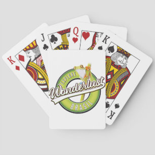Verken Brazilië reislust  automagneet poster Pokerkaarten