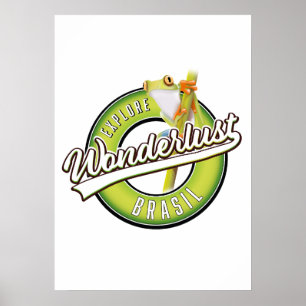Verken Brazilië wonderlust automagneet Poster