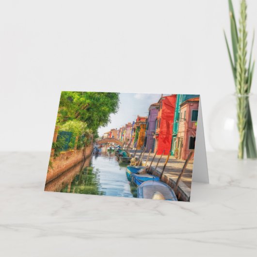 Verken de levendige charme van Burano Kaart (Voorkant)