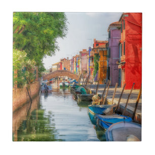 Verken de levendige charme van Burano Tegeltje