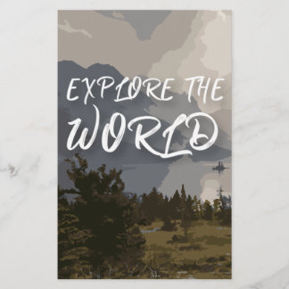 Verken de wereld 5.5" x 8.5" Flyer