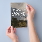 Verken de wereld 5.5" x 8.5" Flyer (Hand)