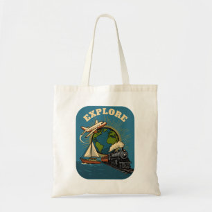 Verken de Wereld van Vintage Design Tote Bag