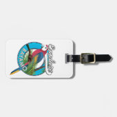 Verken Hawaii retro logo Bagage Label (Voorkant horizontaal)