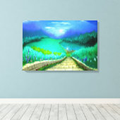 Verken Leven Canvas Afdruk (Insitu (Houten vloer))