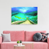 Verken Leven Canvas Afdruk (Insitu (Woonkamer))