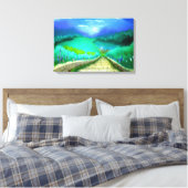 Verken Leven Canvas Afdruk (Insitu (Slaapkamer))