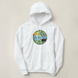 Verken logo van fabulous costa rica hoodie