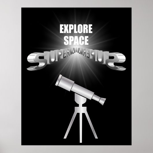 Verken ruimte poster (Voorkant)