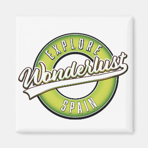 Verken Spanje Wonderlust Magneet